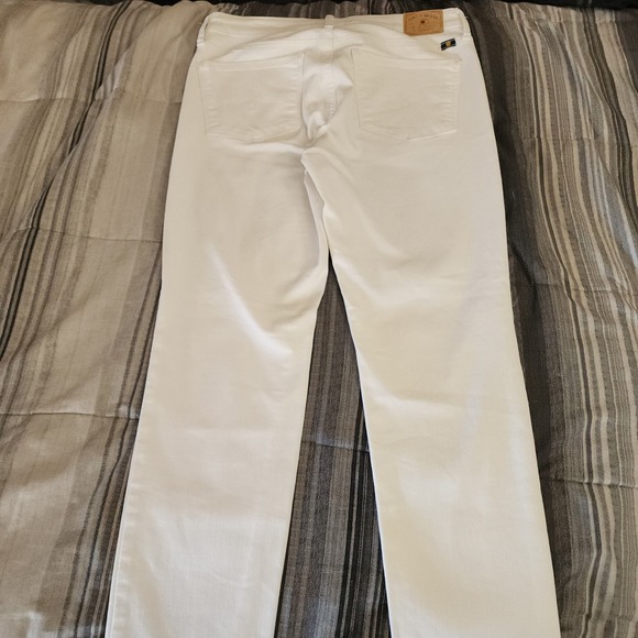 D93 Lucky Brand Lolita Skinny Jeans White Denim Size 6/28 Mid Rise Stretch Slim - Picture 8 of 10